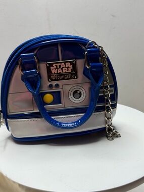 Loungefly Star Wars R2-D2 Mini Dome Bag - Blue & Silver